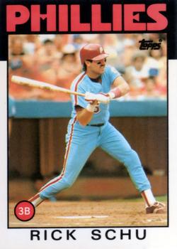 1986 Topps - Collector's Edition (Tiffany) #16 Rick Schu Front