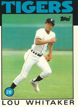 1986 Topps - Collector's Edition (Tiffany) #20 Lou Whitaker Front