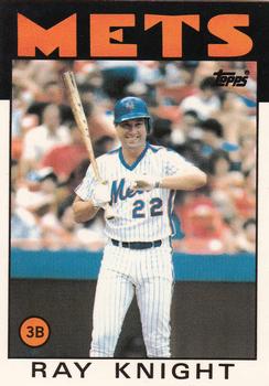 1986 Topps - Collector's Edition (Tiffany) #27 Ray Knight Front