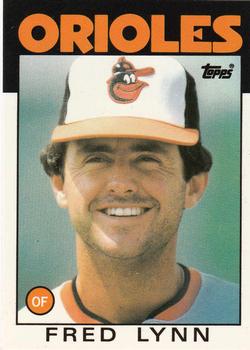 1986 Topps - Collector's Edition (Tiffany) #55 Fred Lynn Front
