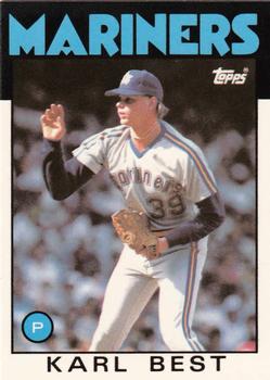 1986 Topps - Collector's Edition (Tiffany) #61 Karl Best Front