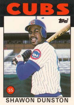 1986 Topps - Collector's Edition (Tiffany) #72 Shawon Dunston Front