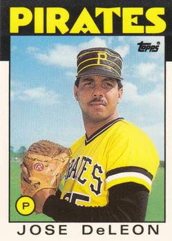 1986 Topps - Collector's Edition (Tiffany) #75 Jose DeLeon Front