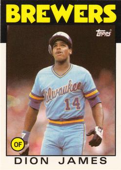 1986 Topps - Collector's Edition (Tiffany) #76 Dion James Front