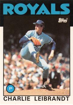 1986 Topps - Collector's Edition (Tiffany) #77 Charlie Leibrandt Front