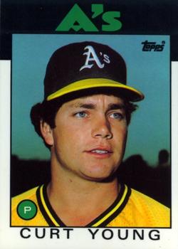 1986 Topps - Collector's Edition (Tiffany) #84 Curt Young Front