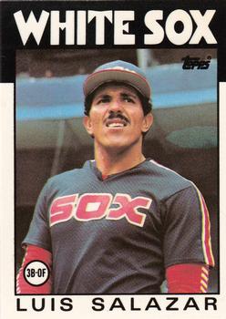 1986 Topps - Collector's Edition (Tiffany) #103 Luis Salazar Front