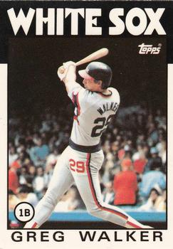 1986 Topps - Collector's Edition (Tiffany) #123 Greg Walker Front