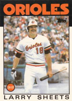 1986 Topps - Collector's Edition (Tiffany) #147 Larry Sheets Front
