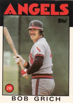 1986 Topps - Collector's Edition (Tiffany) #155 Bob Grich Front