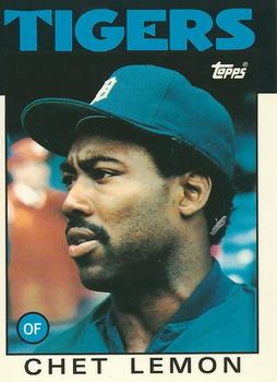1986 Topps - Collector's Edition (Tiffany) #160 Chet Lemon Front