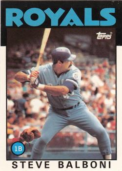 1986 Topps - Collector's Edition (Tiffany) #164 Steve Balboni Front