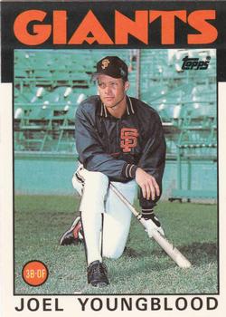 1986 Topps - Collector's Edition (Tiffany) #177 Joel Youngblood Front