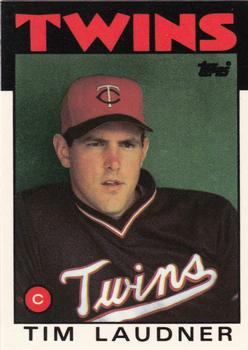1986 Topps - Collector's Edition (Tiffany) #184 Tim Laudner Front