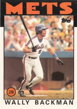 1986 Topps - Collector's Edition (Tiffany) #191 Wally Backman Front