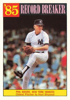 1986 Topps - Collector's Edition (Tiffany) #204 Phil Niekro Front