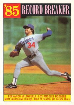 1986 Topps - Collector's Edition (Tiffany) #207 Fernando Valenzuela Front