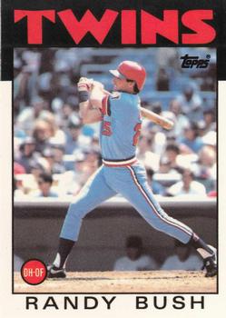 1986 Topps - Collector's Edition (Tiffany) #214 Randy Bush Front