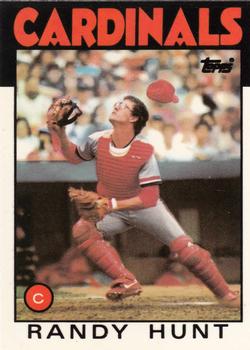 1986 Topps - Collector's Edition (Tiffany) #218 Randy Hunt Front