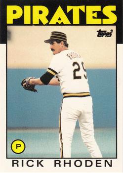 1986 Topps - Collector's Edition (Tiffany) #232 Rick Rhoden Front