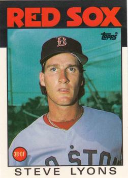 1986 Topps - Collector's Edition (Tiffany) #233 Steve Lyons Front