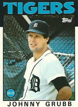 1986 Topps - Collector's Edition (Tiffany) #243 Johnny Grubb Front