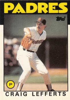 1986 Topps - Collector's Edition (Tiffany) #244 Craig Lefferts Front