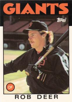 1986 Topps - Collector's Edition (Tiffany) #249 Rob Deer Front