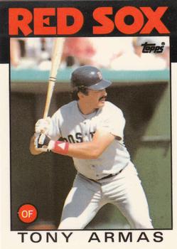 1986 Topps - Collector's Edition (Tiffany) #255 Tony Armas Front
