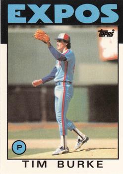1986 Topps - Collector's Edition (Tiffany) #258 Tim Burke Front