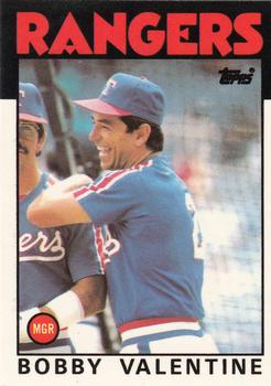 1986 Topps - Collector's Edition (Tiffany) #261 Bobby Valentine Front