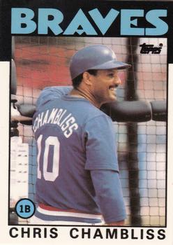 1986 Topps - Collector's Edition (Tiffany) #293 Chris Chambliss Front