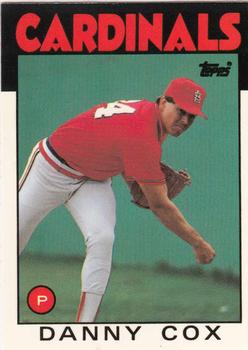 1986 Topps - Collector's Edition (Tiffany) #294 Danny Cox Front