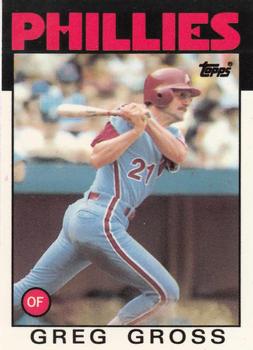 1986 Topps - Collector's Edition (Tiffany) #302 Greg Gross Front