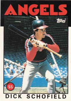 1986 Topps - Collector's Edition (Tiffany) #311 Dick Schofield Front