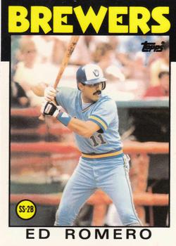 1986 Topps - Collector's Edition (Tiffany) #317 Ed Romero Front