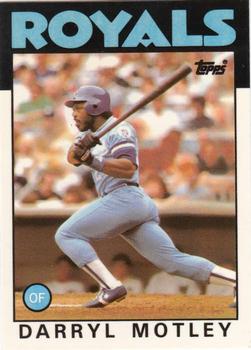 1986 Topps - Collector's Edition (Tiffany) #332 Darryl Motley Front