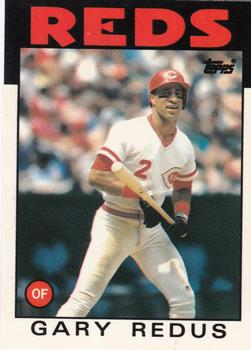 1986 Topps - Collector's Edition (Tiffany) #342 Gary Redus Front