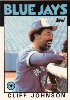 1986 Topps - Collector's Edition (Tiffany) #348 Cliff Johnson Front