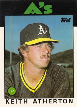 1986 Topps - Collector's Edition (Tiffany) #353 Keith Atherton Front
