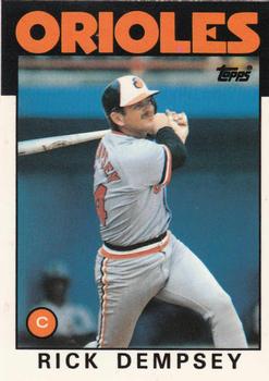 1986 Topps - Collector's Edition (Tiffany) #358 Rick Dempsey Front