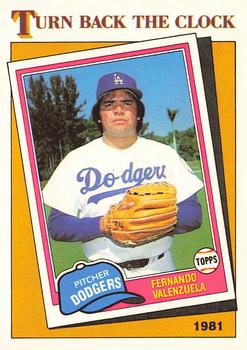 1986 Topps - Collector's Edition (Tiffany) #401 Fernando Valenzuela Front