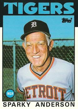 1986 Topps - Collector's Edition (Tiffany) #411 Sparky Anderson Front