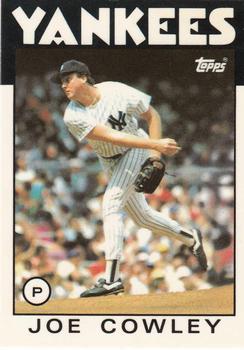 1986 Topps - Collector's Edition (Tiffany) #427 Joe Cowley Front