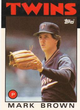 1986 Topps - Collector's Edition (Tiffany) #451 Mark Brown Front