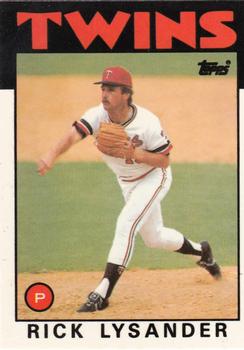 1986 Topps - Collector's Edition (Tiffany) #482 Rick Lysander Front