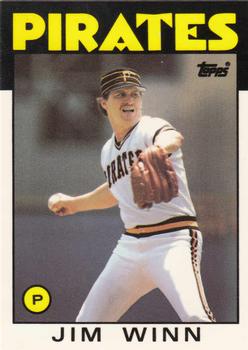 1986 Topps - Collector's Edition (Tiffany) #489 Jim Winn Front