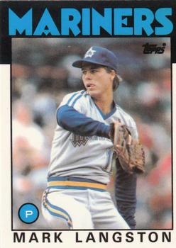 1986 Topps - Collector's Edition (Tiffany) #495 Mark Langston Front