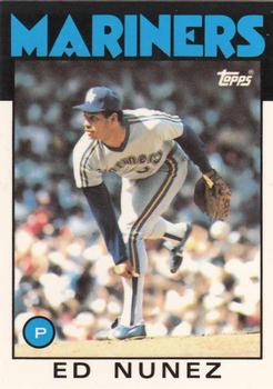 1986 Topps - Collector's Edition (Tiffany) #511 Ed Nunez Front