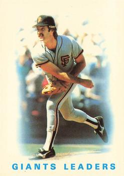 1986 Topps - Collector's Edition (Tiffany) #516 Giants Leaders Front